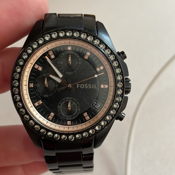 Black fossil watch - Picture 4 of 4